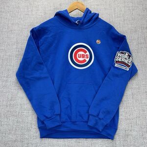 Chicago Cubs Hoodie Men's Size Small MLB 2016 World Series Champions